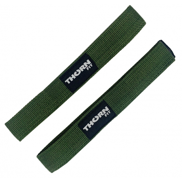 Paski do podnoszenia ciężarów THORN FIT Lifting straps cotton army green
